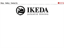 Tablet Screenshot of ikedafoods.com